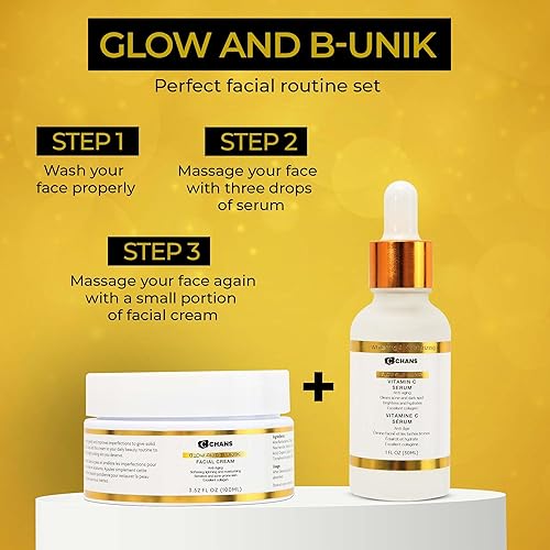 Miniatura 7 de CCHANS Sérum de vitamina C 4 en 1, antienvejecimiento, hidratante, retinol, suero aclarante orgánico, ácido hialurónico y niacinamida, suero de