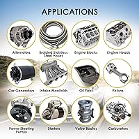 Vista 4 de NORTHWEST ENTERPRISES Solución limpiadora ultrasónica para carburadores y piezas del motor. Compuesto de lavado concentrado para uso en máquinas
