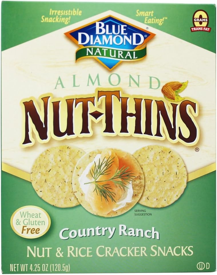 Blue Diamond, Cracker Nut Thins Pecan, 4.25 Ounce