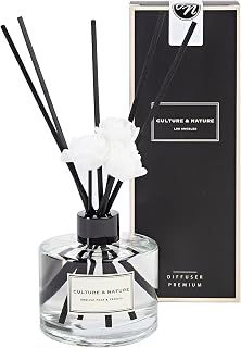 Reed Diffuser Set 6.7oz (200ml) English Pear & Freesia Scented Diffuser with Sticks Home Fragrance Reed Diffuser for Bathroom Shelf Decor