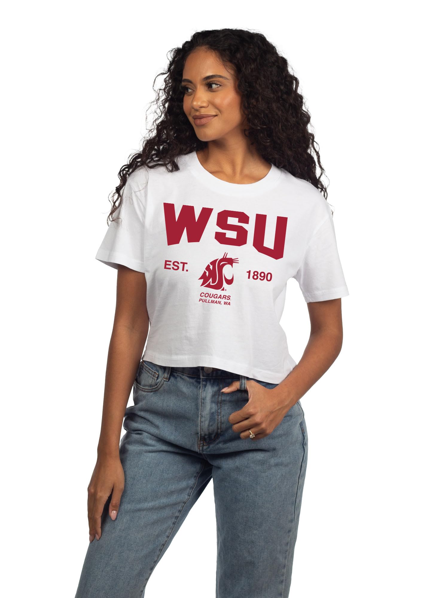 chicka-d Women's Standard Short 'N Sweet Tee, White, Medium