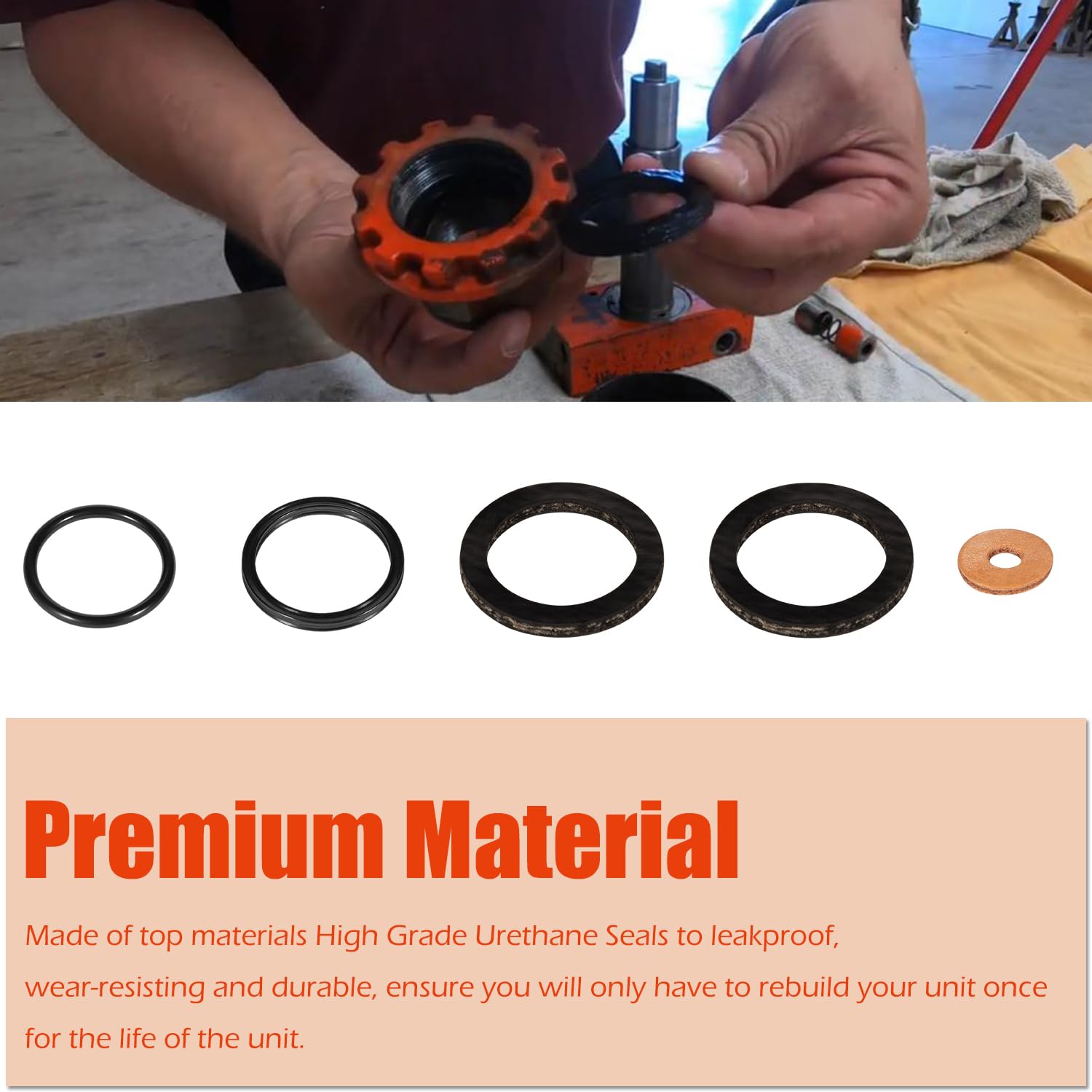 Floor Jack Seal Repair Rebuild Kit Fit for WS Hein Werner Floor