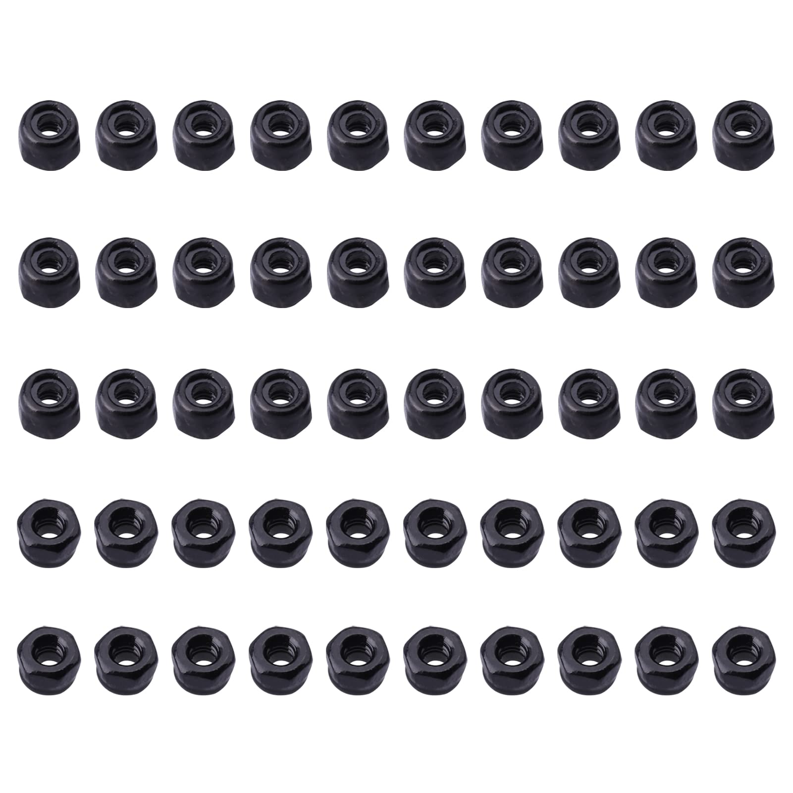 Hobbyfire 50Pcs M2 Lock Nuts for SCX24 Wheels JLU AXI00002 C10 AXI00001 Bronco C10 AXI00001 AXI00005 Gladiator AXI00006 AXI90081 Axial 1/24 RC Crawler Car