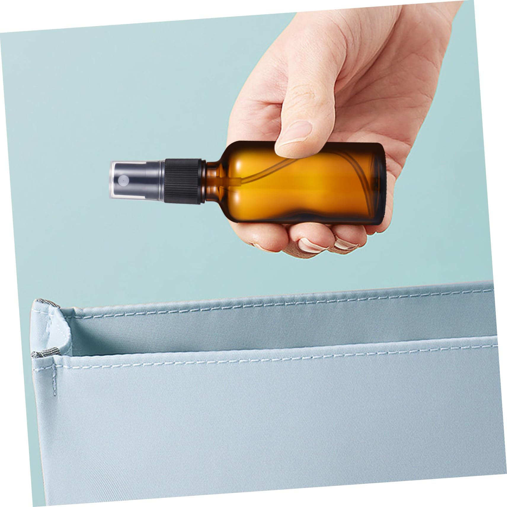BESTYASH 10pezzi Spray in Vetro Vuoti Riutilizzabili e Portatili Piccoli Spray Per Essenziali e Cosmetici Viaggio
