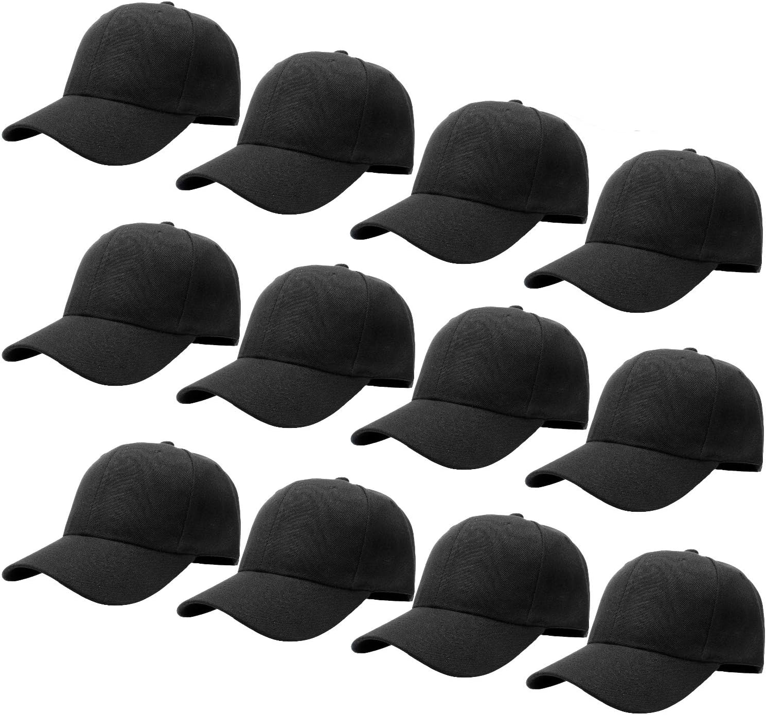 mens Baseball Cap Baseball Cap (pack of 12)