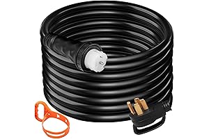 Vevor 75Ft 50 Amp Generator Extension Cord: Power Up with Robust Connections