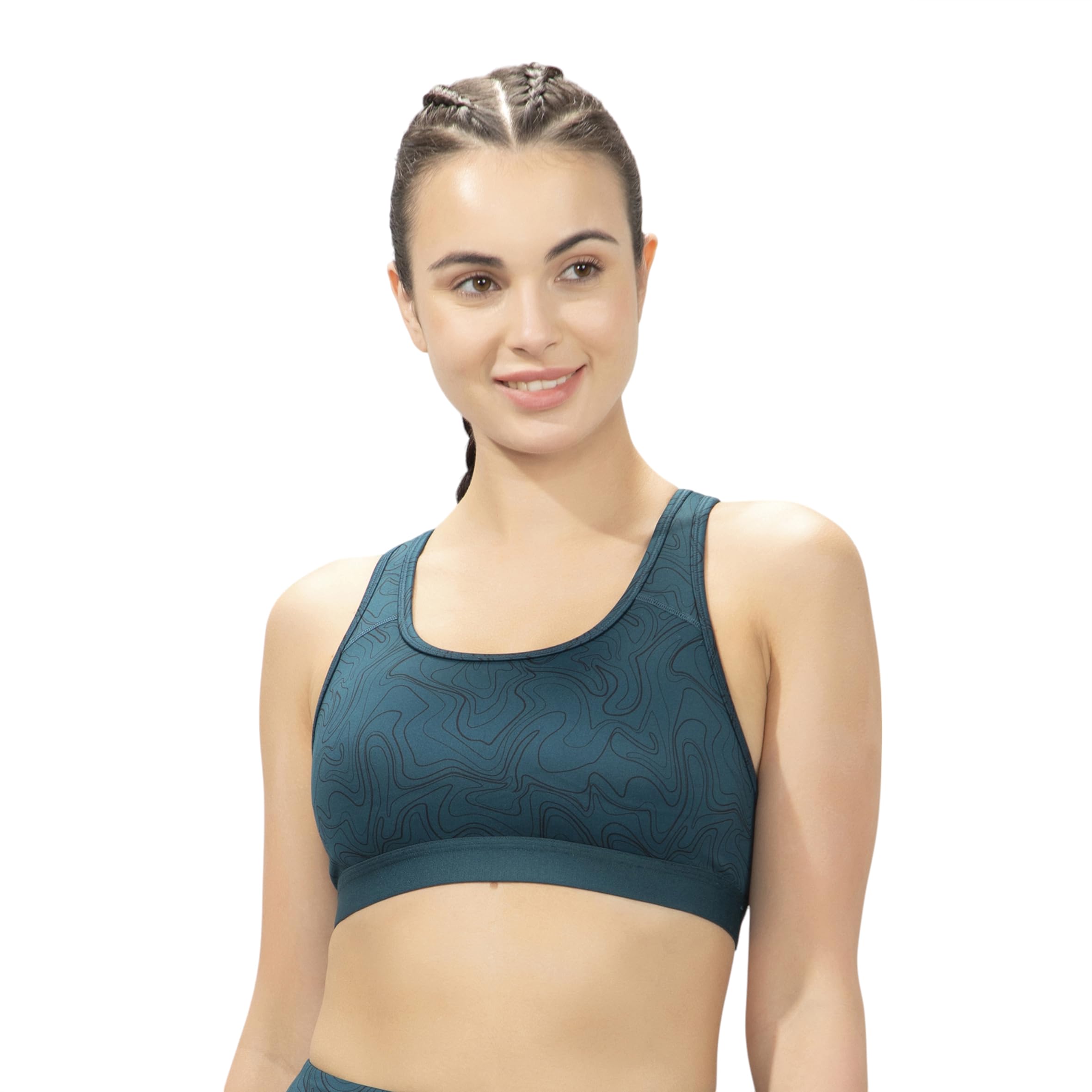 Non Padded Non Wired Sports Bra Medium IM ABR98701-image-25