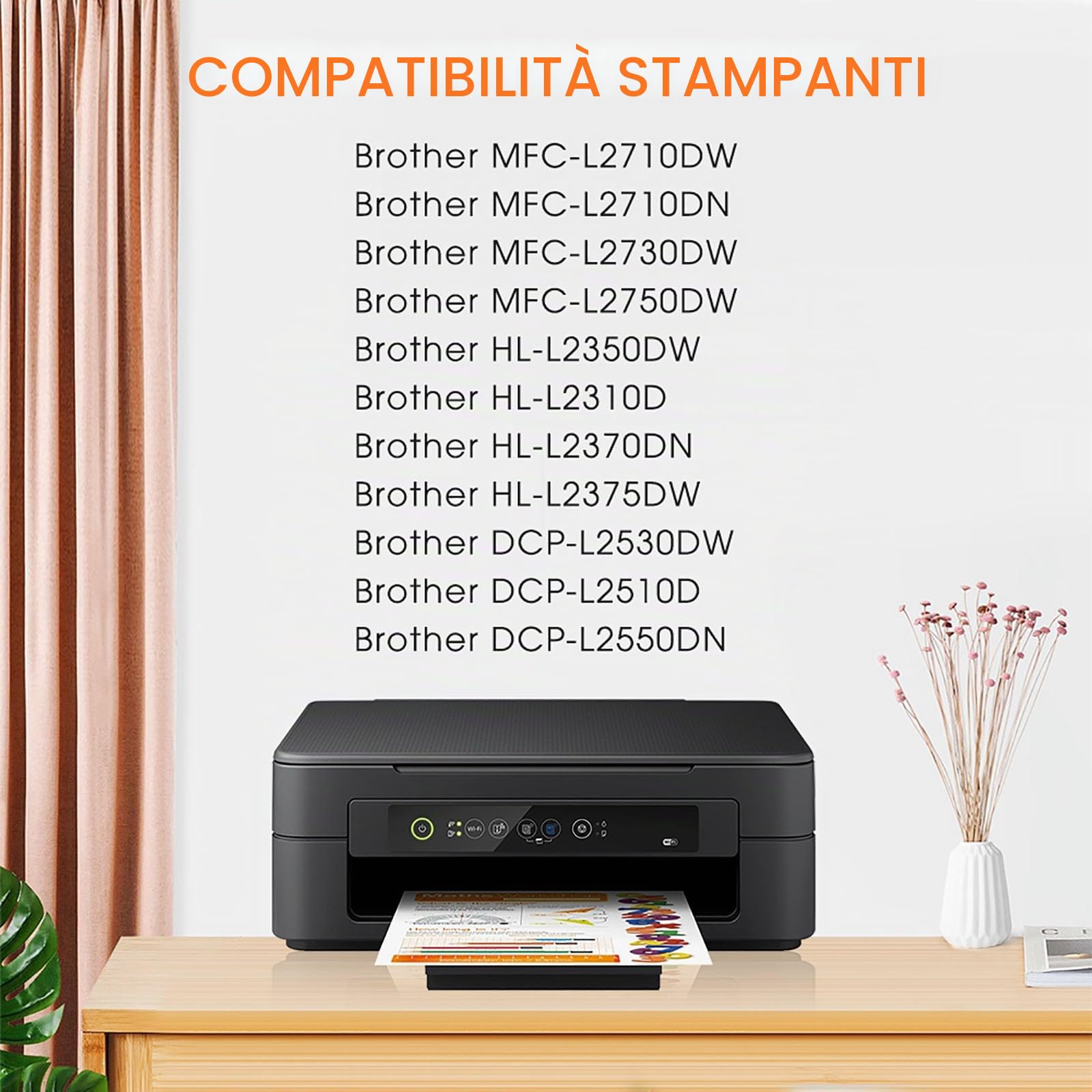 DR2400 Tamburo Compatibile con Brother DR2400 DR-2400 Tamburo per Brother MFC-L2710DW HL-L2350DW MFC-L2710DN HL-L2310D DCP-L2530DW MFC-L2750DW DCP-L2510D MFC-L2730DW HL-L2375DW DCP-L2550DN