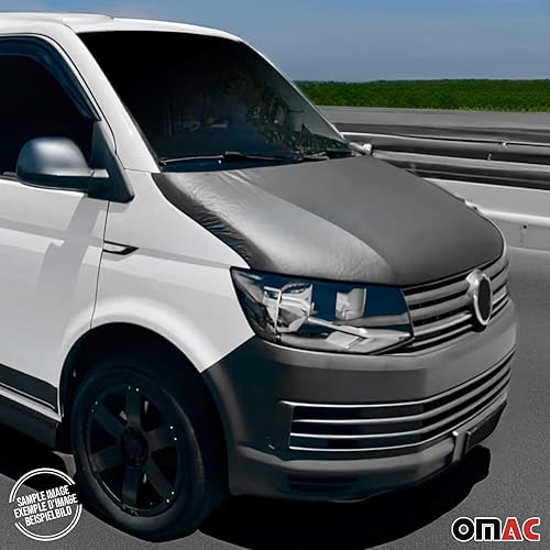 Miniatura 2 de OMAC Sujetador de capó de coche para Mercedes Sprinter W906 2006-2013 negro cubierta completa