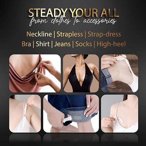 Miniatura 9 de Cintas de doble cara para ropa, cinta de tela de moda para ropa, cuerpo, todos los tonos de piel