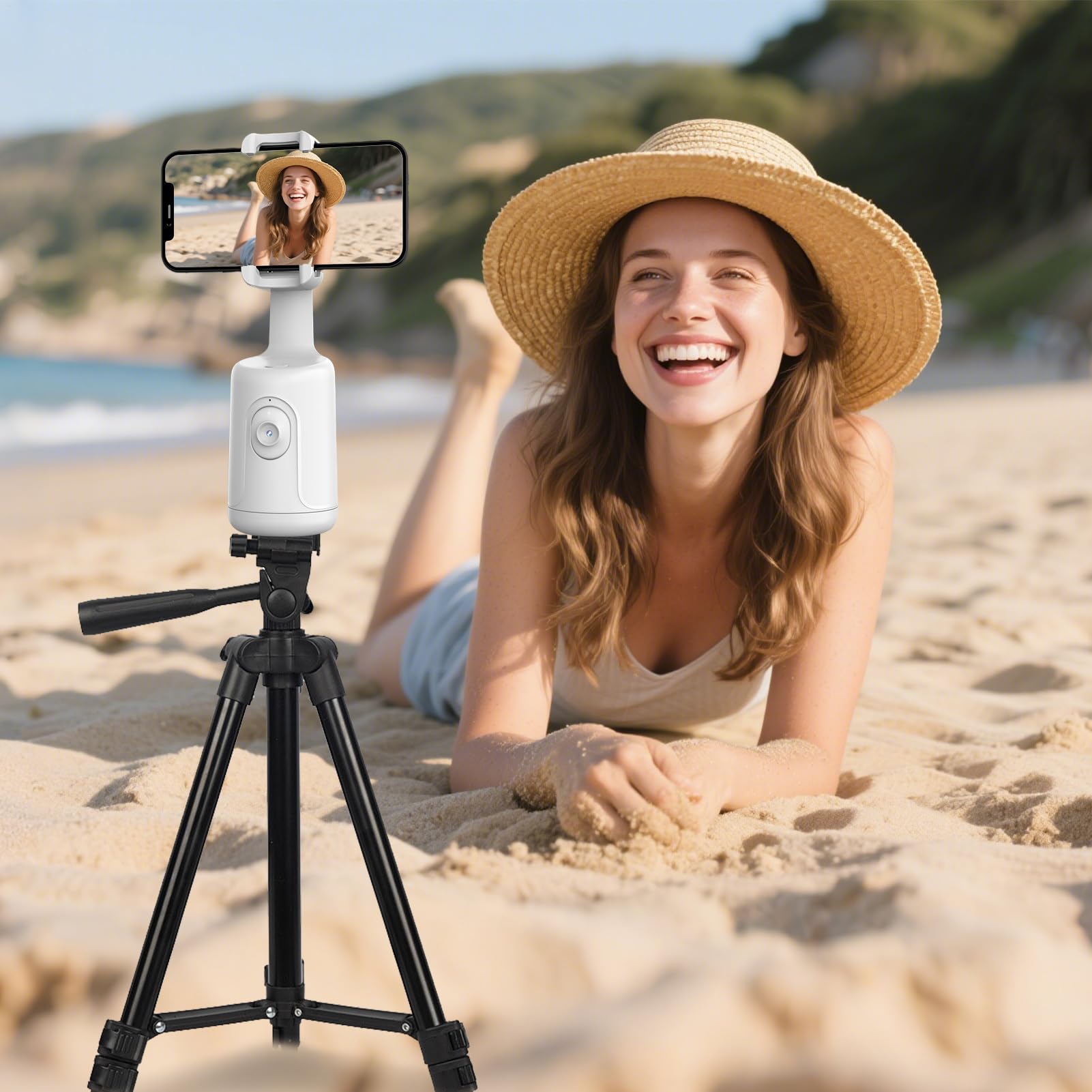 Trípode con Seguimiento Facial Soportes Fotográficos