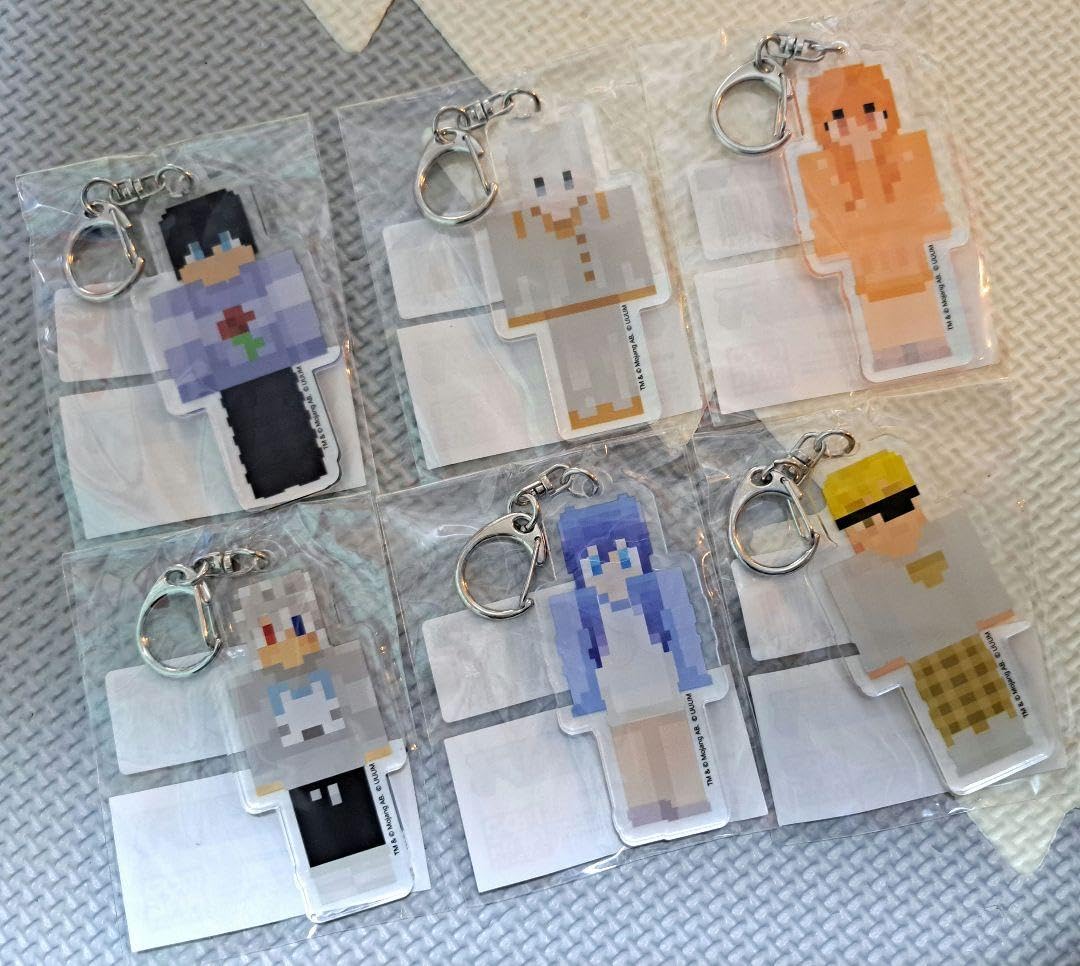 カラフルピーチ からぴち マイクラ アクリルキーホルダー のあ えと るな②