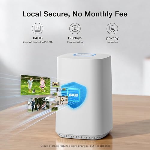 Miniatura 2 de Cámaras de seguridad solares inalámbricas para exteriores, sistema de cámara de seguridad para el hogar, kit de 4 cámaras, visión nocturna a color