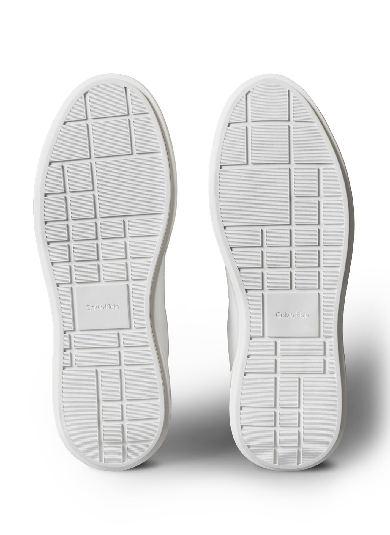 Calvin Klein Sneaker con Suela Cupsole Hombre Chunky Laceup de Piel, Blanco (Bright White/Black), 40
