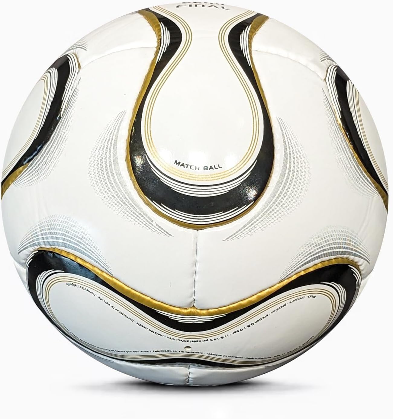 World Cup 2006 Soccer Ball Size 5 Replica – Iconic Germany Match Ball, Perfect for Play, Collectors, and a Great Gift for Soccer Fans.