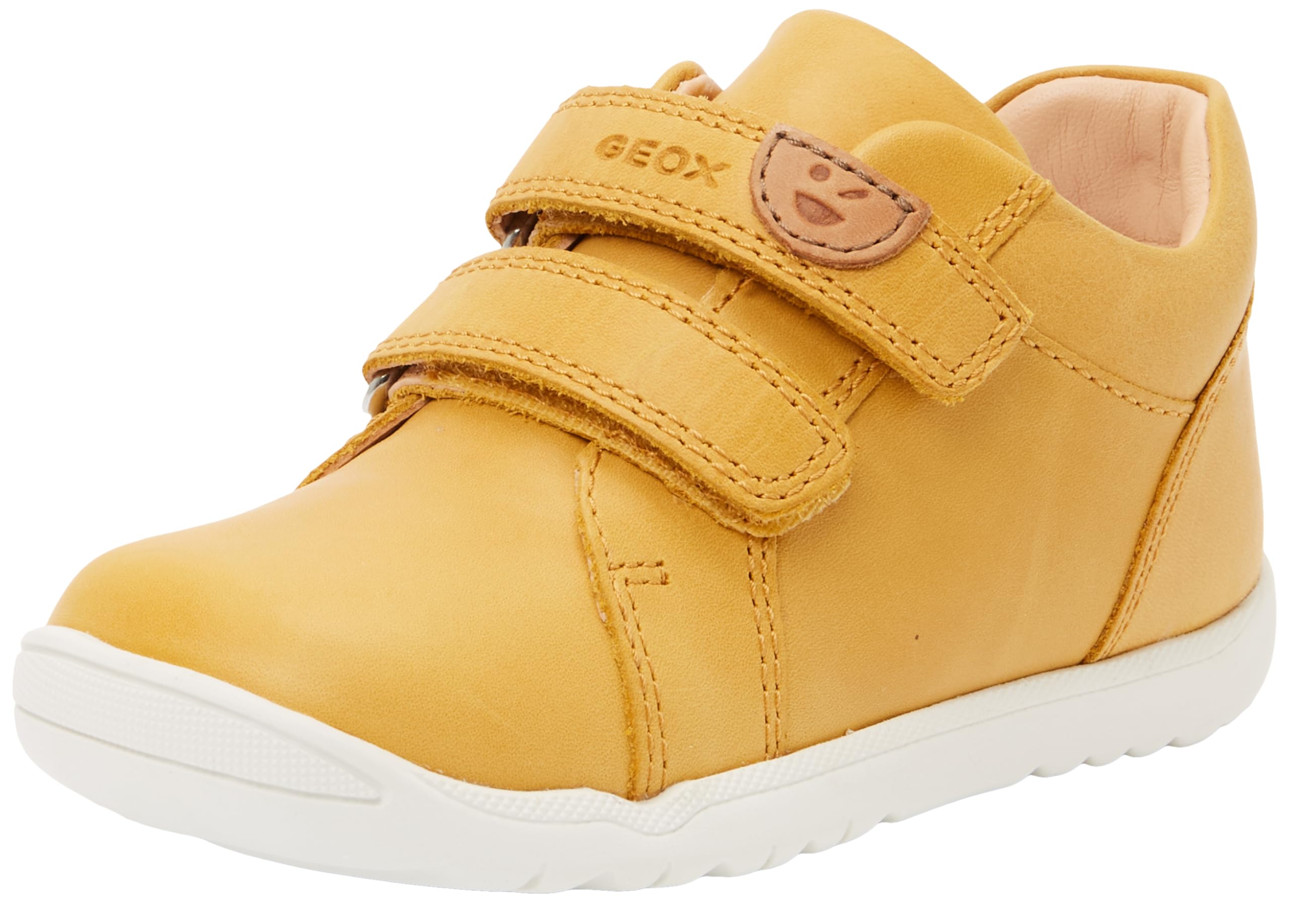 Geox B Macchia Boy B Sneaker, Ochre Yellow, 7.5 UK Child