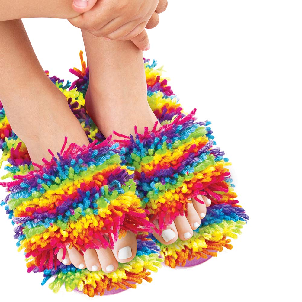 Fashion Angels Latch Hook Kit for Kids Make Your Own Shaggy Slipper