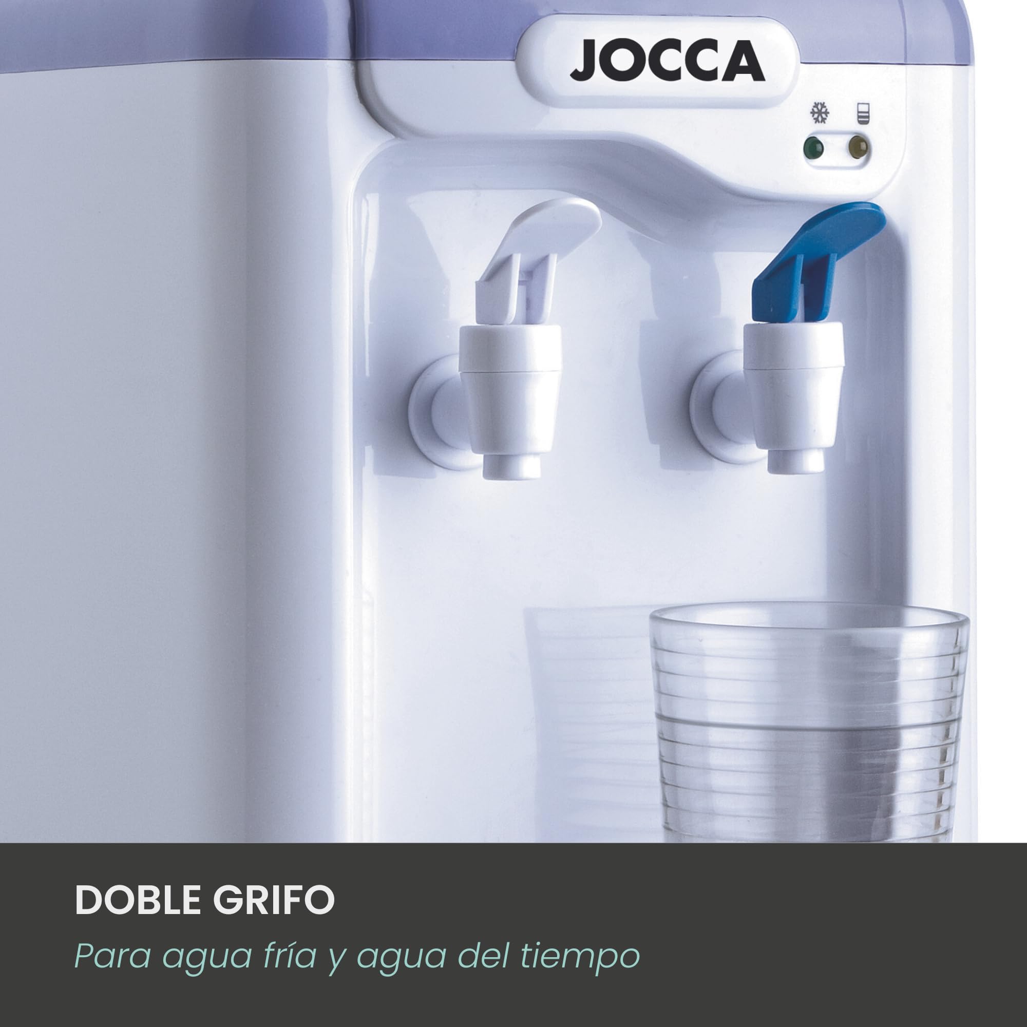 Jocca - Dispensador de Agua con Depósito - 7 litros - Agua Fría y del Tiempo