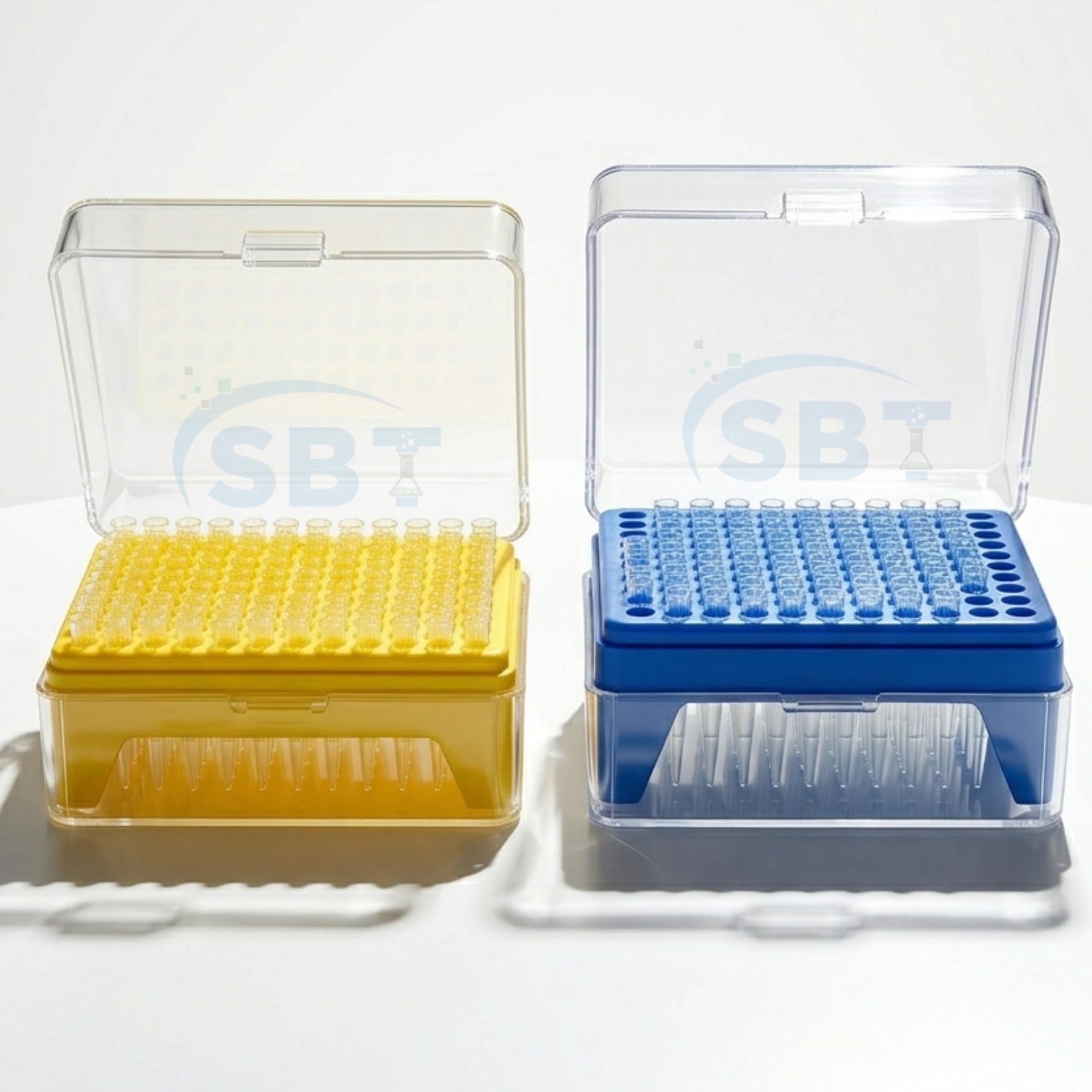 SBT Clear & Sure Micro Pipette Tips Stand/Rack For Laboratory 1000ul, 200ul, (Pack of 2) 96 Hole-image-18