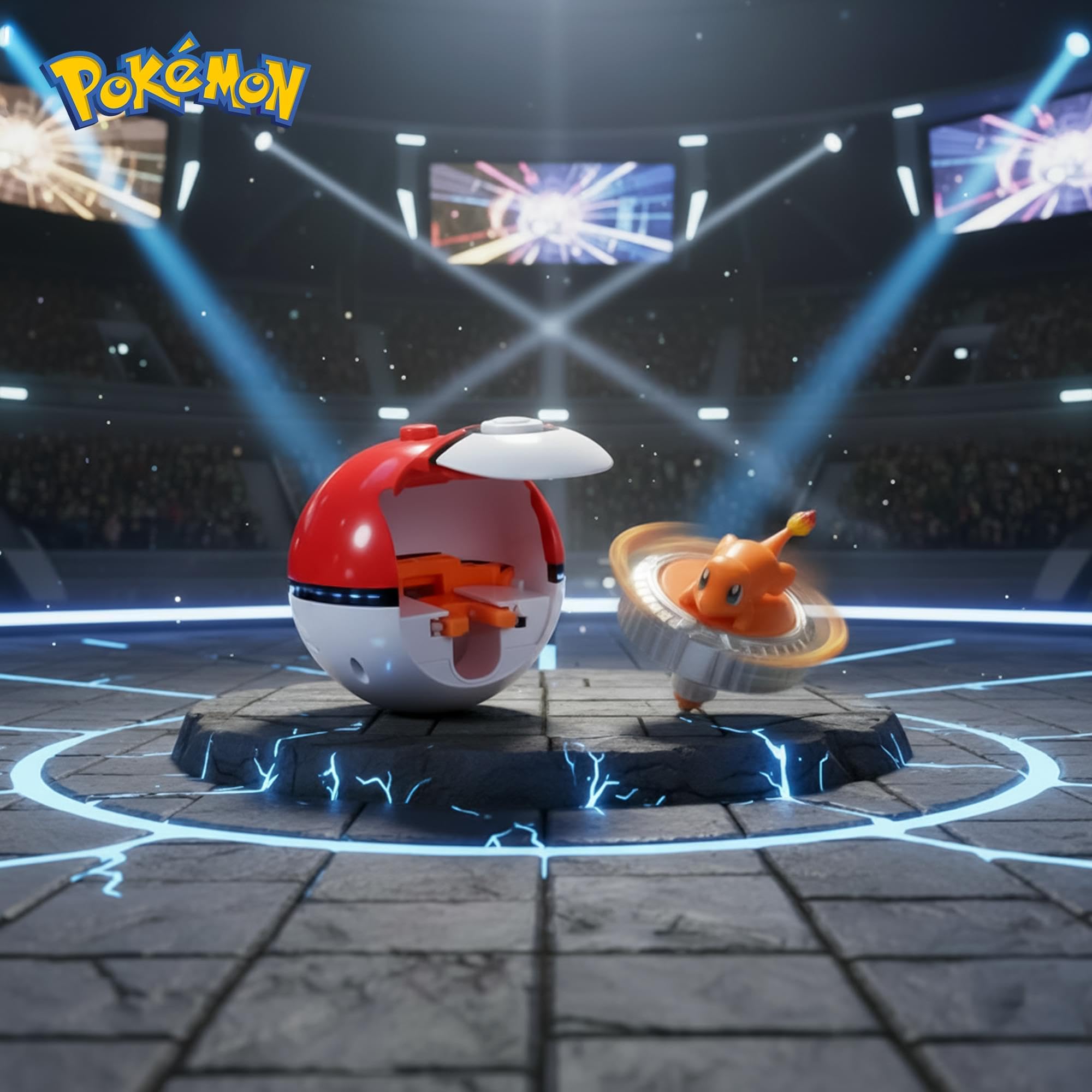 Pokemon Battle Spinner Single-Pack Charmander & Poké Ball
