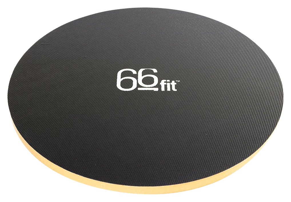 66fit Balanceboard Balance-Trainer, Holz, Knöchel-, Knie-, Hüfttraining