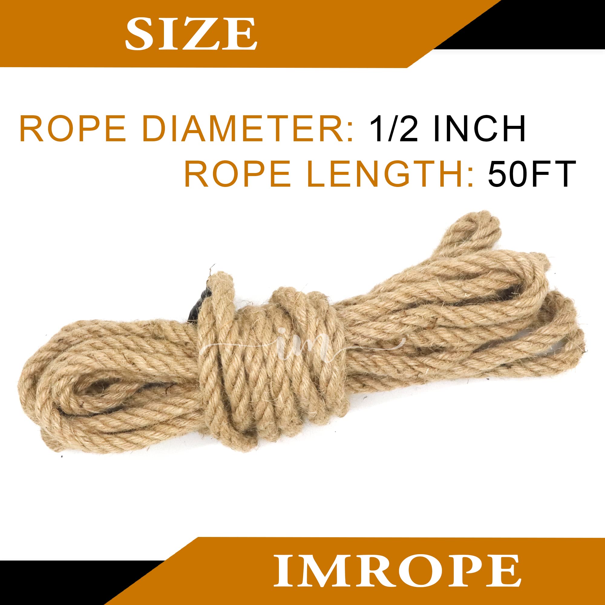 100% 天然強力ジュートロープ 49フィート 1/2インチ プライ 麻ロープ 多目的コード 工芸、スポーツ、造園、装飾などマリンノット、ウェディング まつうら工業 ジュート麻ひも 約30m（100g-#15X6） JUTE-HEMP-100G-30m