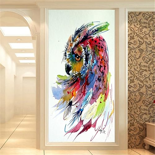 Kits de arte de diamantes 5D para adultos, kits de pintura de diamantes de color abstracto, pintura de diamante de taladro cuadrado completo por