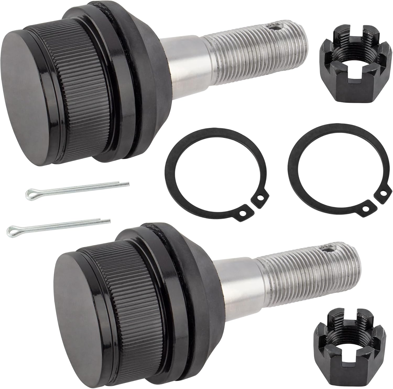 Front Upper Ball Joint K80026 Fits 94-99 for Dodge Ram 3500 4WD, 94-99 Ram 2500 4WD, 94-99 Ram 3500 RWD, 05-19 for Ford F-250 Super Duty 4WD, 80-96 Bronco, 99-19 F-350 Super Duty 4WD