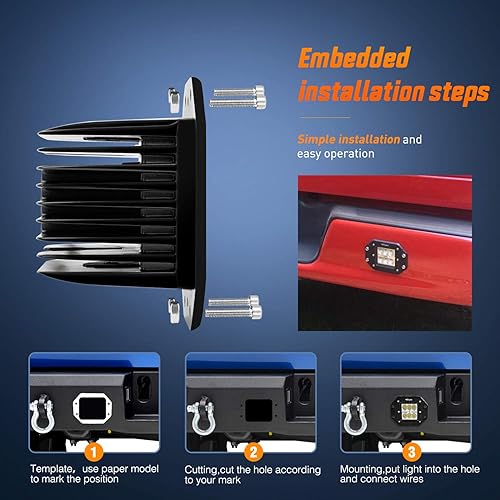 Vista 14 de Nilight barra de luces LED de conducción diurna