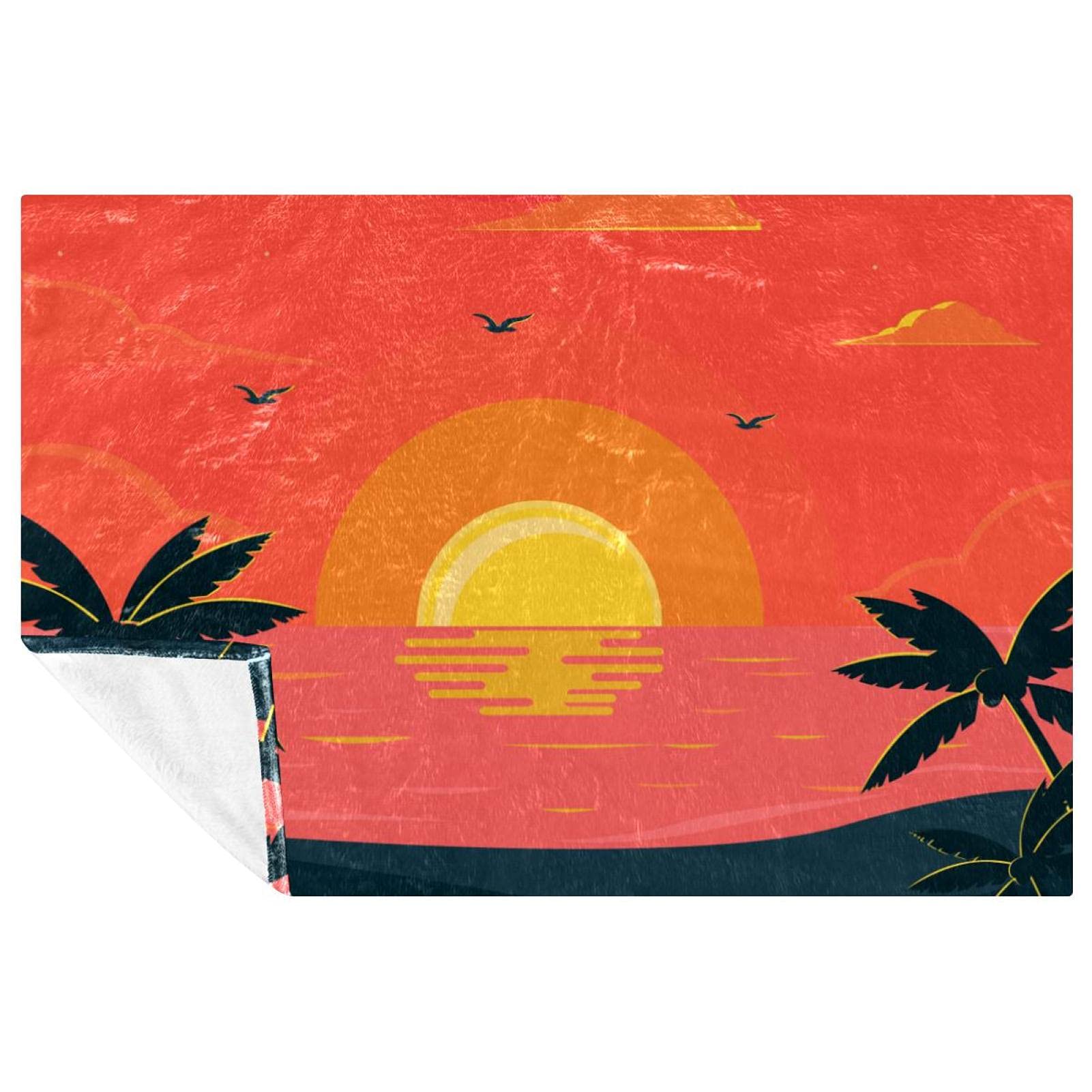 Couverture chaude de lit 150x100 cm pour camping, plage et plaid de canapé