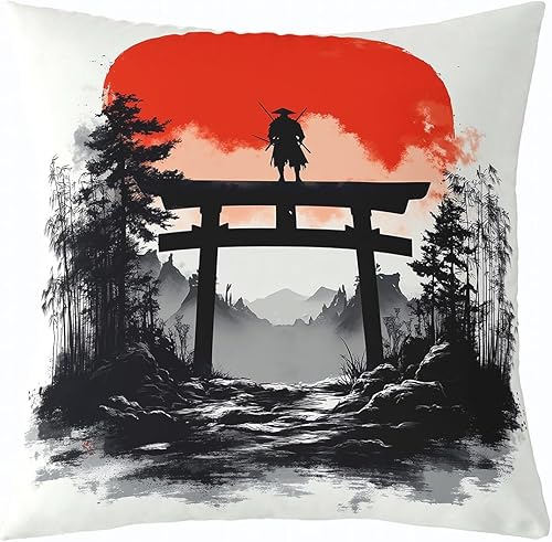 Miniatura 37 de Funda de cojín cuadrada con notas musicales, diseño geométrico retro y moderno, para sofá, sala de estar, fundas de almohada suaves, 24 x 24