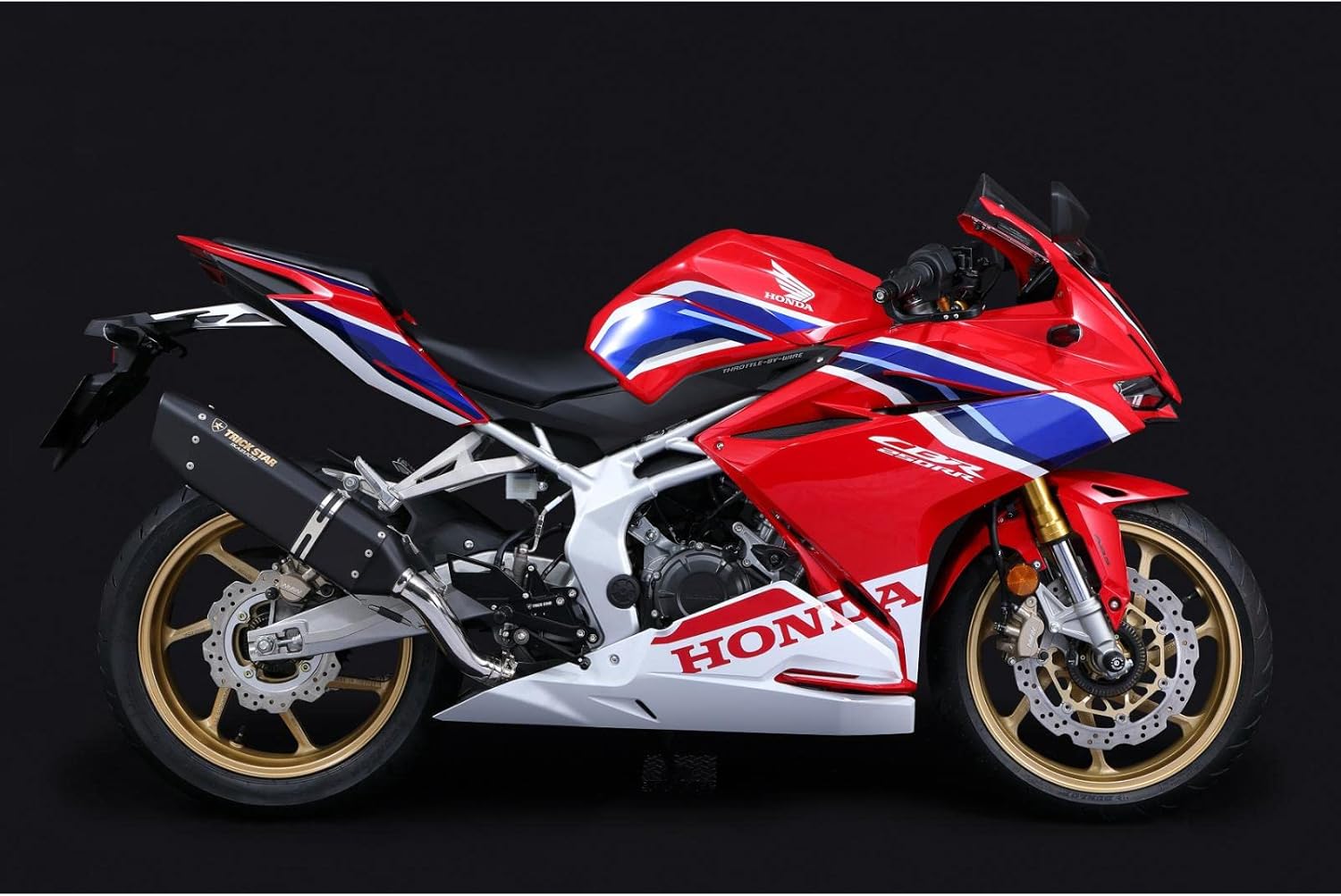 Amazon トリックスター Trick Star 政府認証スリップオン イカヅチブラックエディション Cbr250rr 9 41ps車両対応 Jss 109b L4bt フルエキゾースト 車 バイク