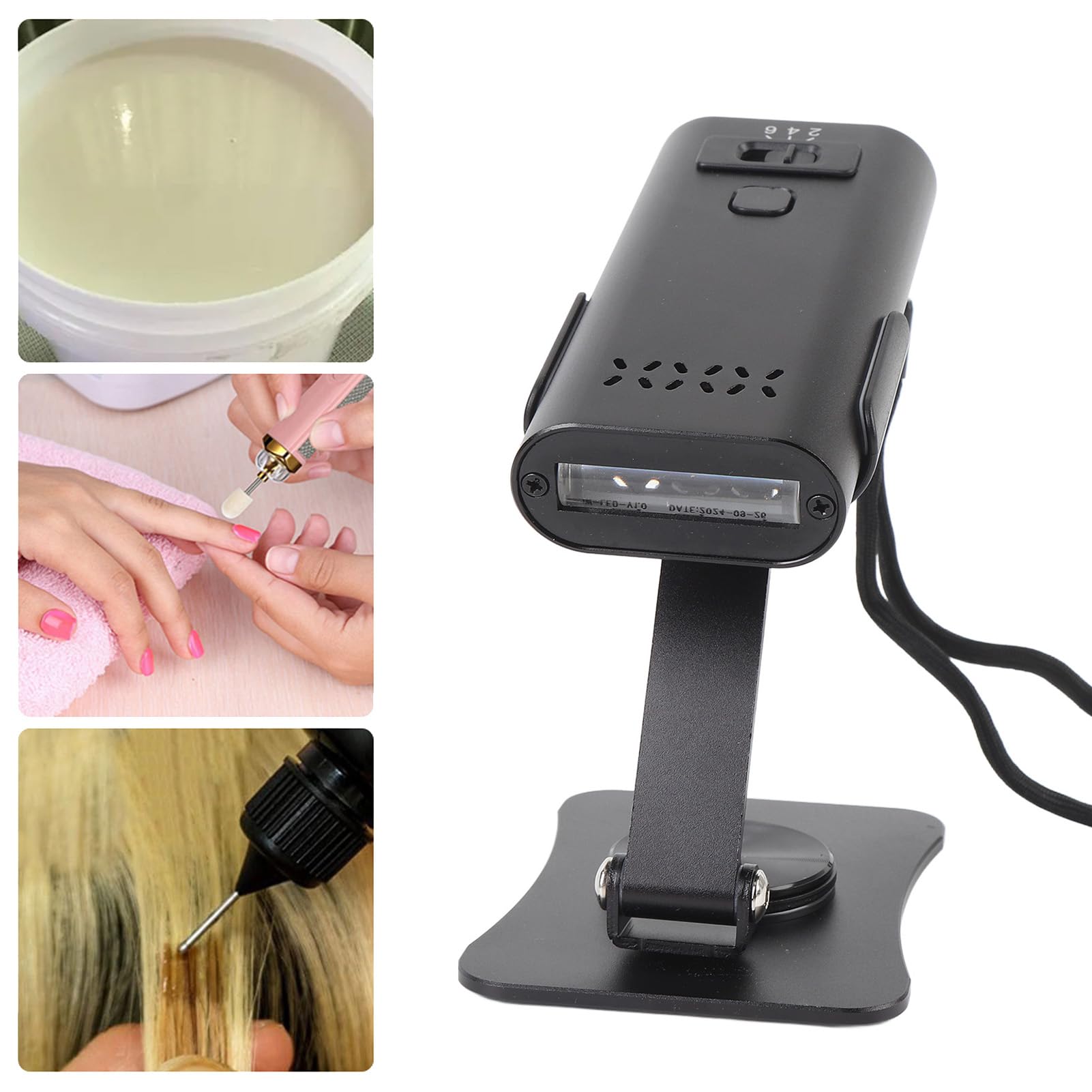 Sxhlseller Soporte Giratorio de Secado Rápido para Extensiones de Cabello