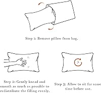 Vista 5 de FLXXIE Tiny Pillow - Mini almohada de microfibra alternativa de plumón de 11 x 7 pulgadas para viajes, mascotas, suave lavable a máquina, almohadas