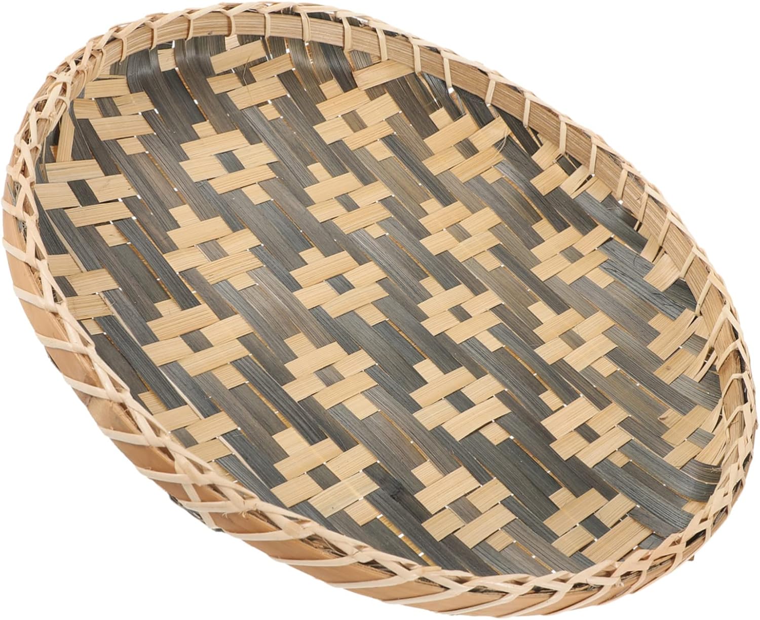 DOITOOL 3pcs Woven Wall Basket Decor Flower Design Versatile Hanging Storage for Kitchen Bathroom and Room Stylish and Practical Home Decoration