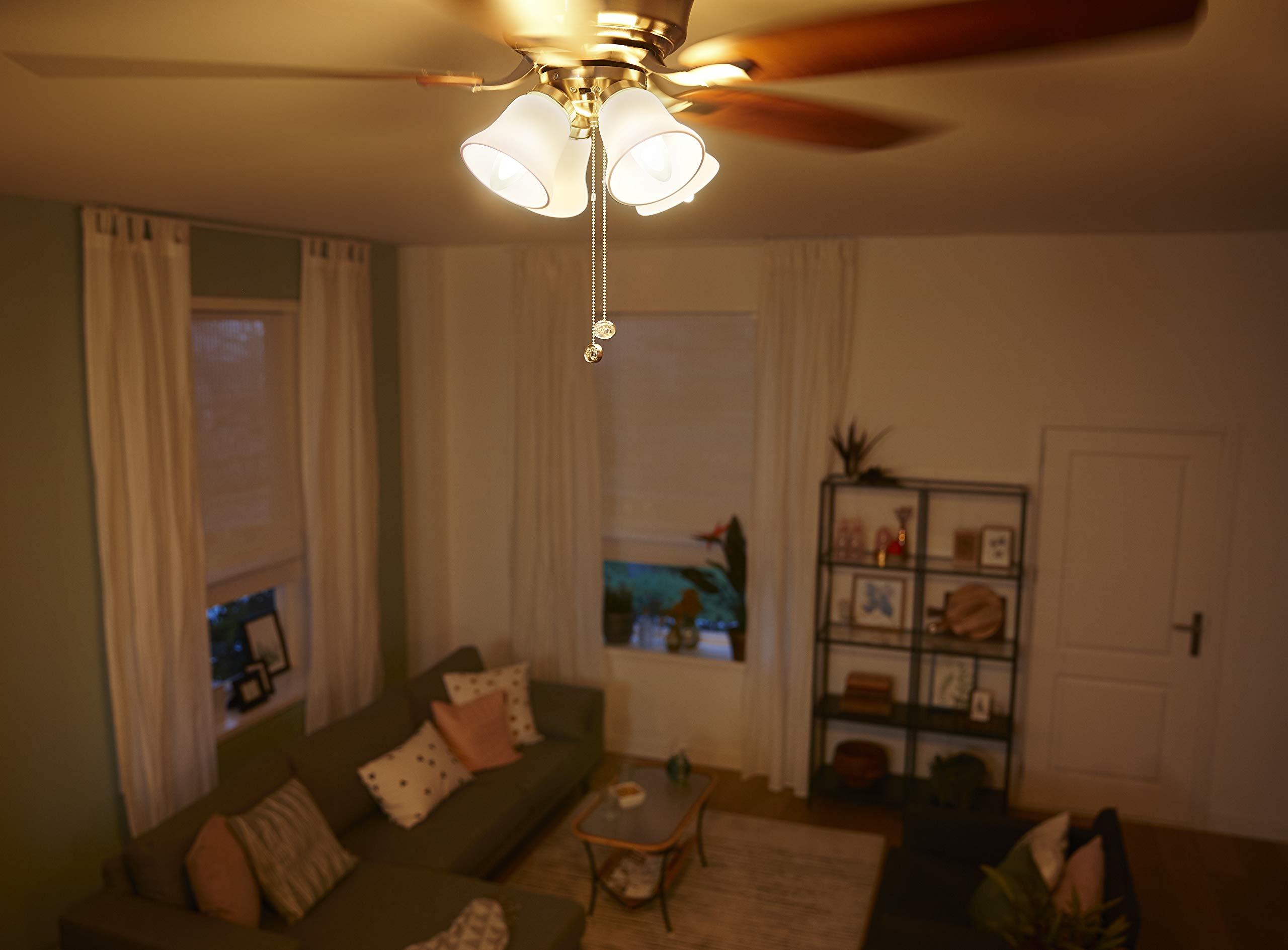 Philips LED Lampadina Oliva filamento, 6 pz, 40W, Attacco E14, Luce Bianca Calda, Non Dimmerabile (Confezione da 2)