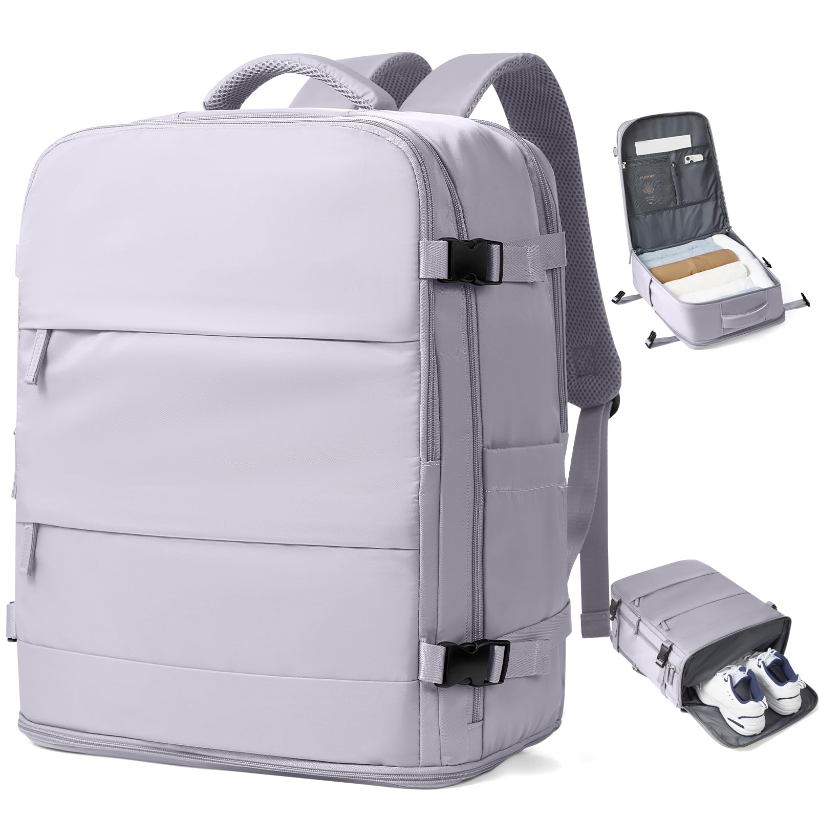 coowoz Large Travel Backpack Carry On for Women Man Gym Backpack with Laptop Compartment Mochila de Viaje Teacher Personal Item Backpacks Rucksack