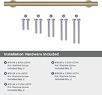 Vista 5 de Amerock Corp BP37110BBZ Everett - Jaladera para electrodomésticos de 305 mm (12 pulgadas) de centro a centro, acabado champaña dorado