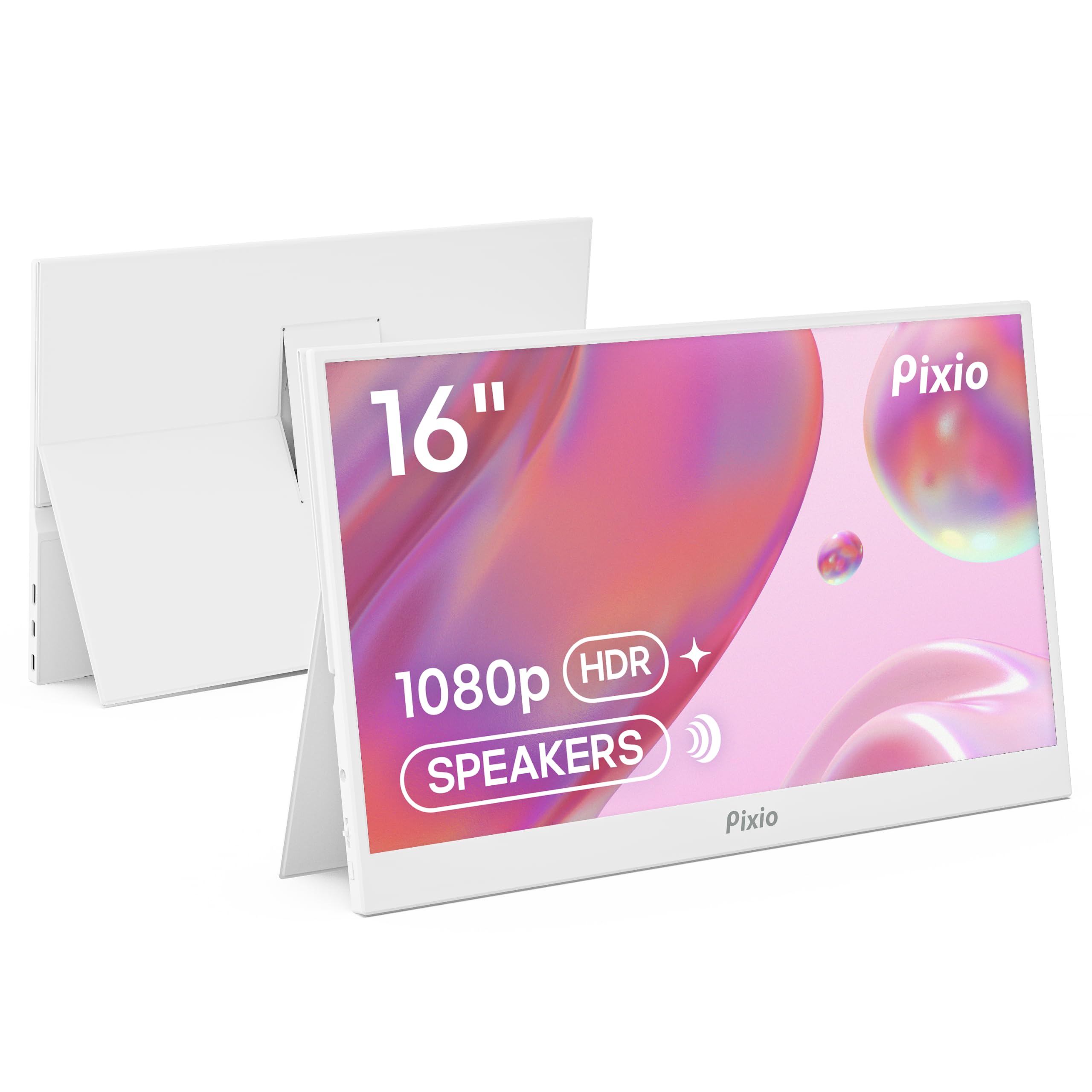 【美品/おまけ付】Pixio PX160 Wave White 160Hz Amazon.com: Pixio PX160 Wave White Portable Monitor 15.6 inch 60Hz