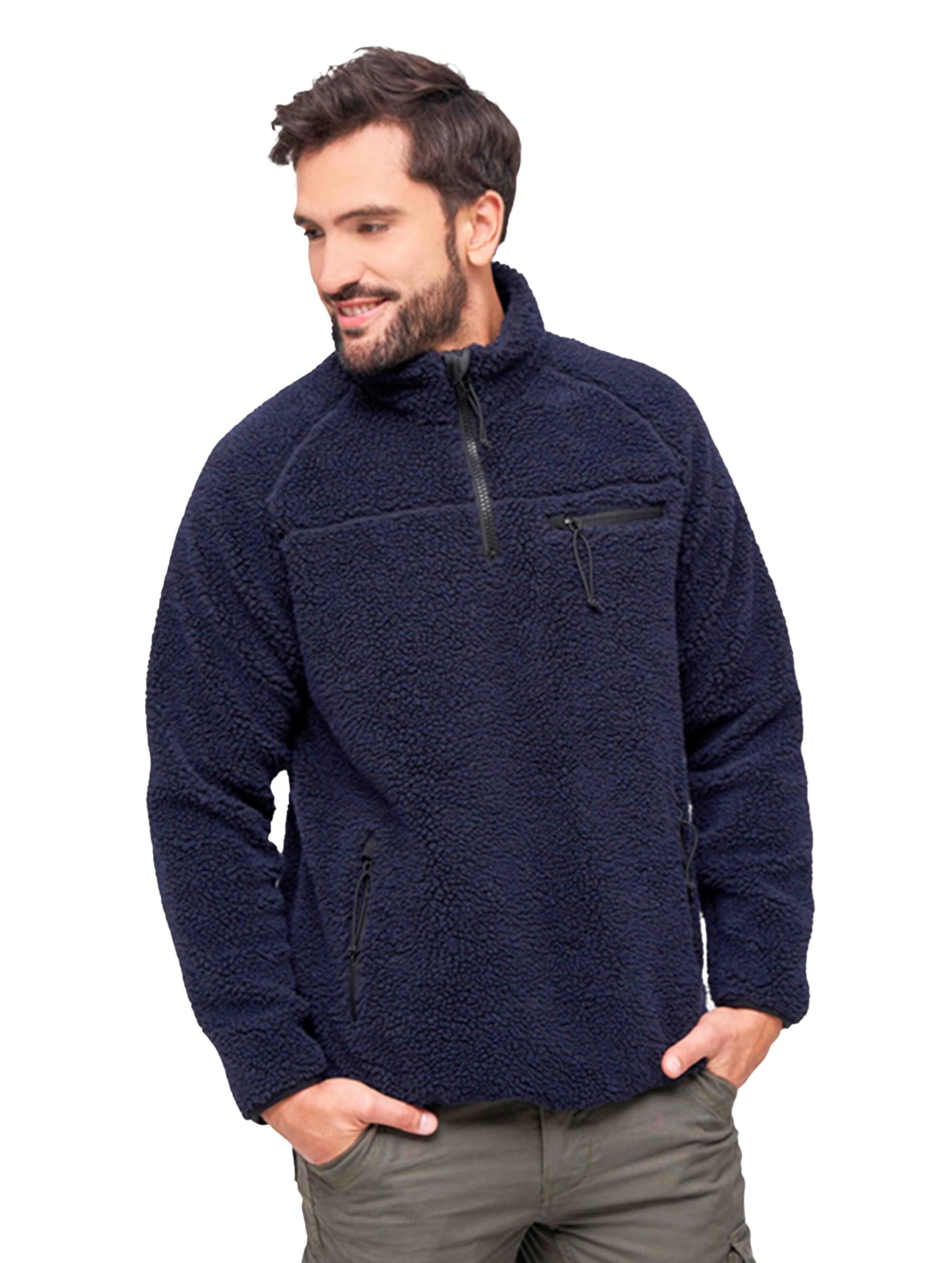 Brandit Teddyfleece Troyer, color: navy, size: XL
