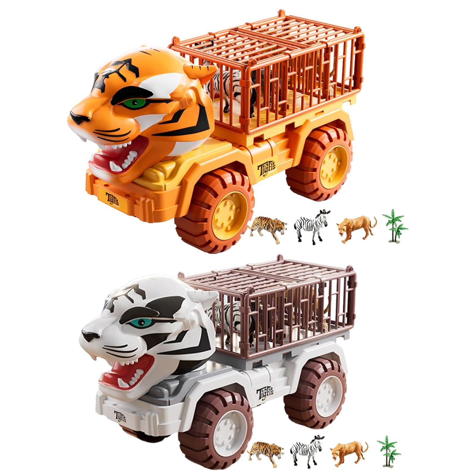 TOYANDONA Lot De 5 Jouets à Remonter Animaux – Véhicules Plastique ABS, Sans Piles, Styles Aléatoires, Dès 3 Ans