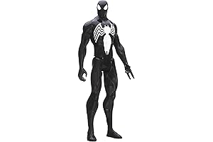 Spiderman and Venom Toys | Black Suit Spider-Man Titan Hero Figure