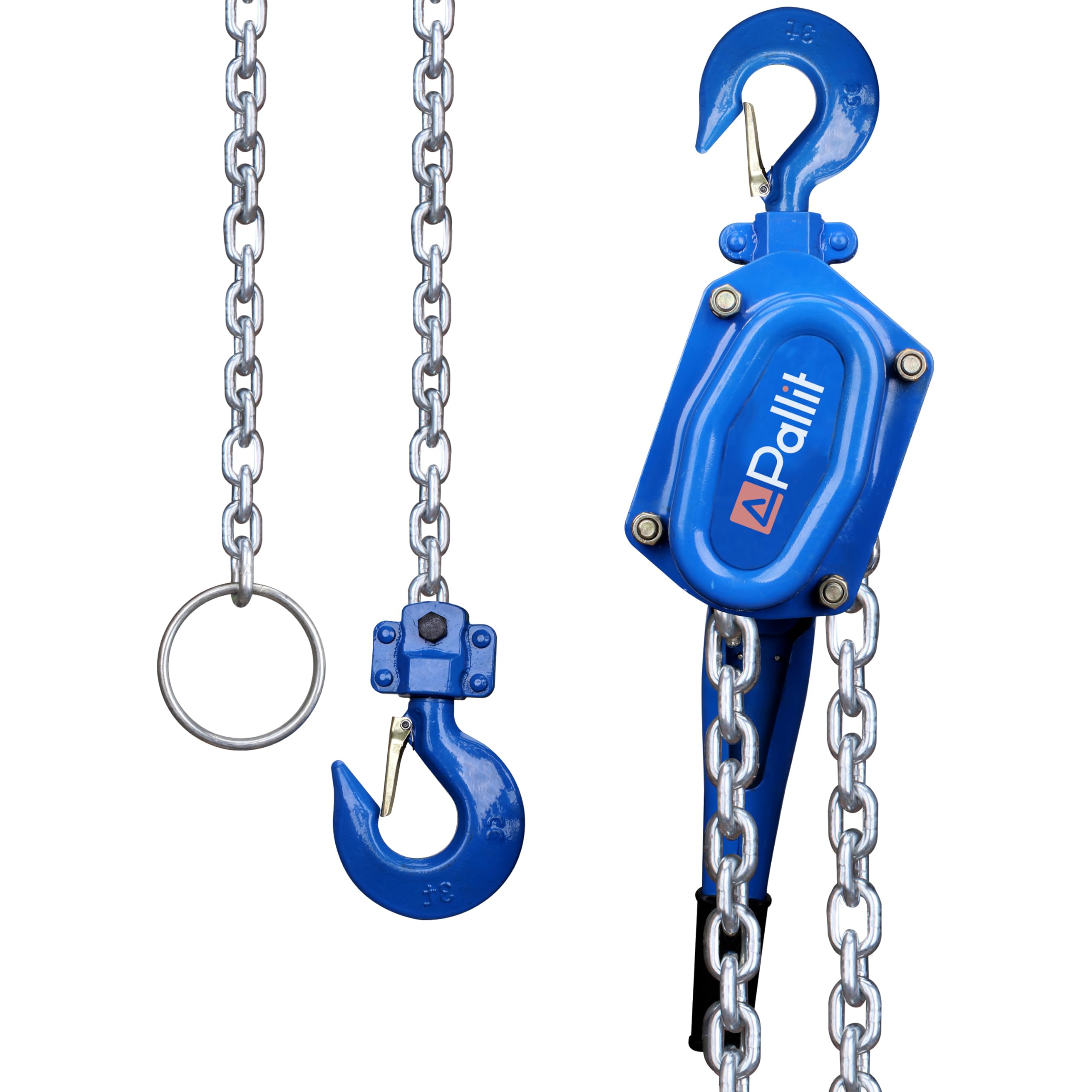 Pallit Paranco a leva LEVER-L | portata 3000 kg | lunghezza catena 6 m | freno di carico | funzione ruota libera