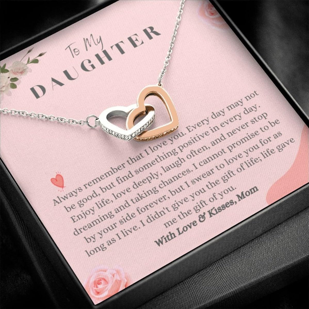 Mom's Gift: Daughter Necklaces With Light Box - Birthday & Christmas Idea - Image 3