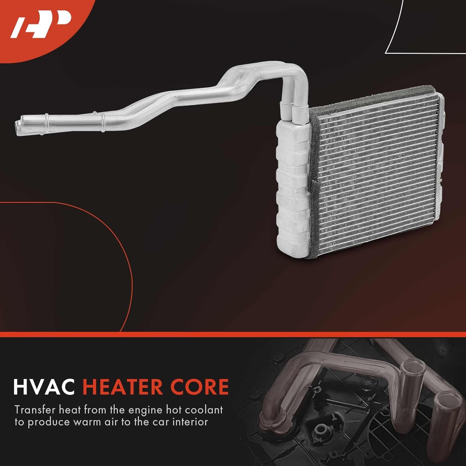 A-Premium HVAC Heater Core Compatible with Mazda 3 2012-2013, 3 Sport 2012-2013, 2.0L, Replace# BBM461A10