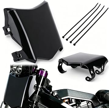 Front Plate for Ebike, Front Number Plate Universal for Surron Talaria Sting eRide Pro Ridstar Q20 Super 73 RX Tuttio Soleil 01 Yozma Electric Dirt Bike Plate Replacement with Cable Ties