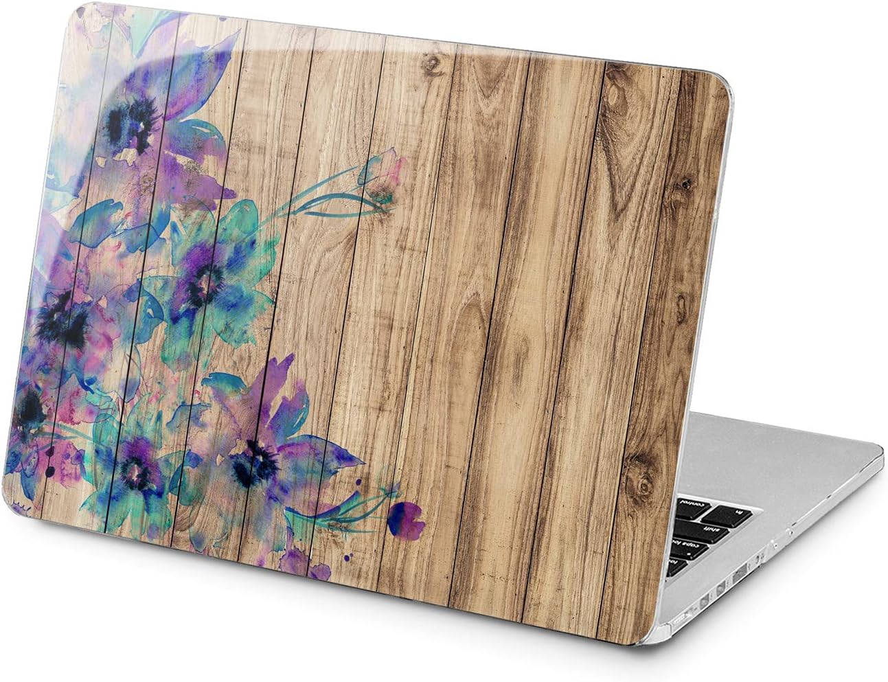 Hard Case Compatible for MacBook Pro 16 14 M3 M2 2023 M1 Pro 13 2022 Air 13 2021 Retina 2020 Mac 11 12 New Cover Laptop Retro Design Rustic Planks Wood Grunge Print Protective Colorful Retro