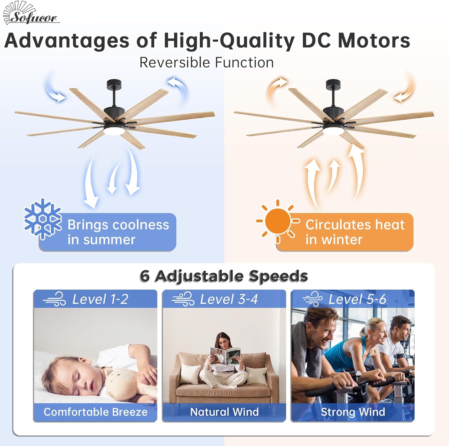 Diagram illustrating the reversible DC motor function for summer downdraft and winter updraft modes.