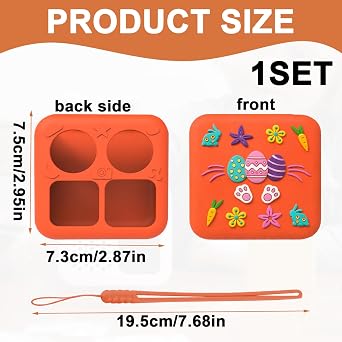 Silicone Case for Mini, Orange Protective Cover for Mini, Adventure Jacket, Orange Protective Case with Lanyard, Water-Resistant and Shock-Absorbent