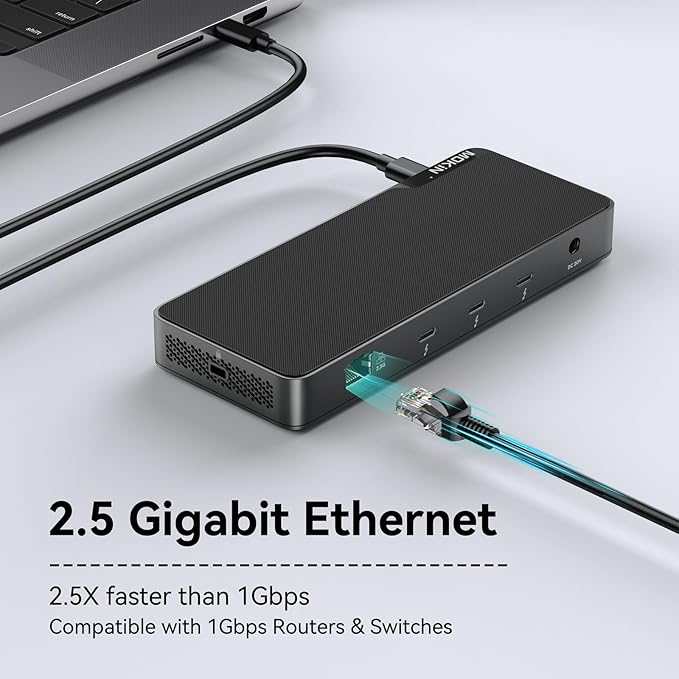 Docking Station MOKiN Thunderbolt 4 con Carga 85W para MacBook miniatura 6